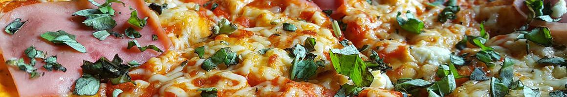 Eating Italian Mediterranean Pizza at Pappagallos Pizzeria Restaurant restaurant in Highland Park, NJ.